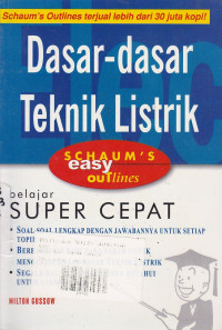 Image of Dasar-Dasar Teknik Listrik : Schaum's Easy Outlines